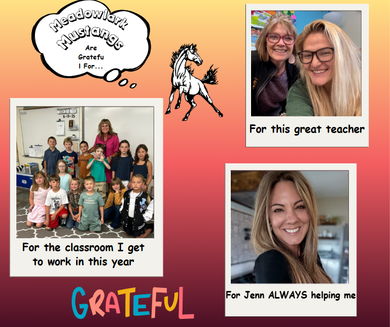 MDLK mustangs are grateful for..... see flyer for additional info