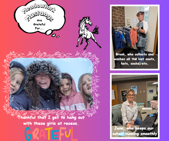 MDLK mustangs are grateful for..... see flyer for additional info