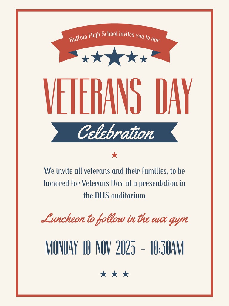 Veterans day celebration poster