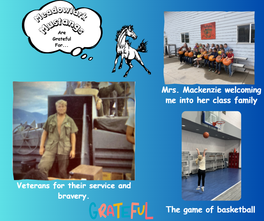 MDLK mustangs are grateful for..... see flyer for additional info