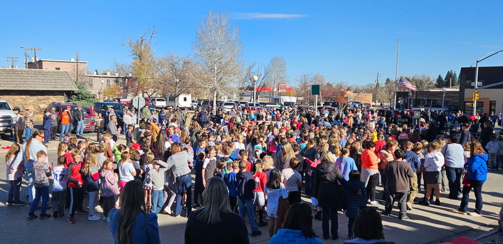 CPES Students participating in the Veteran's Day Celebration.