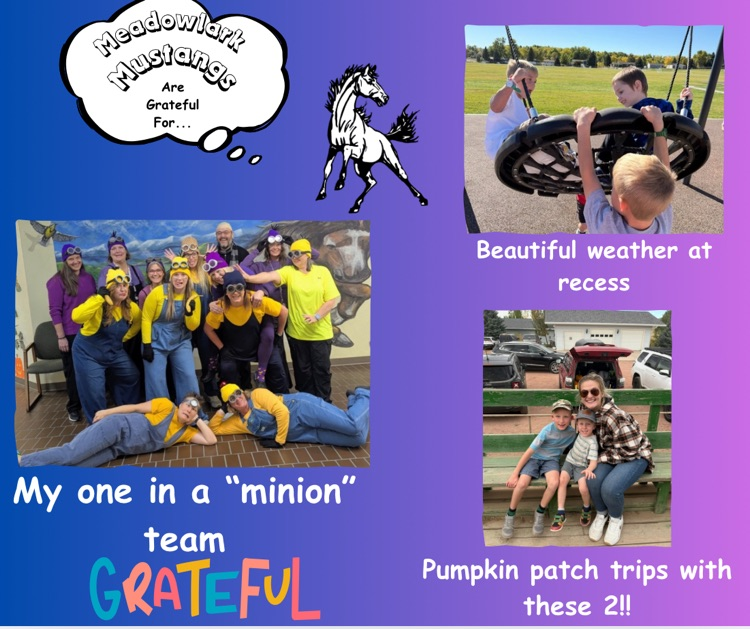 MDLK Mustangs are grateful for… see flyer for additional info