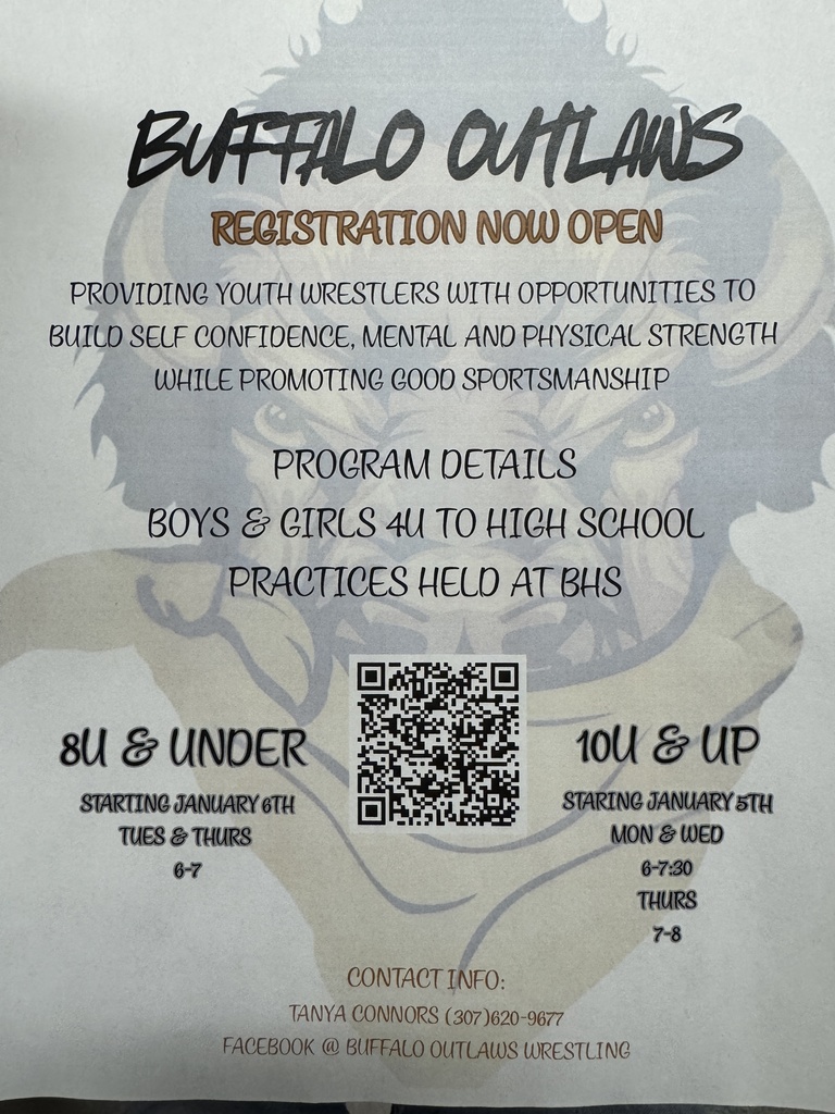 Buffalo Outlaw Registration 