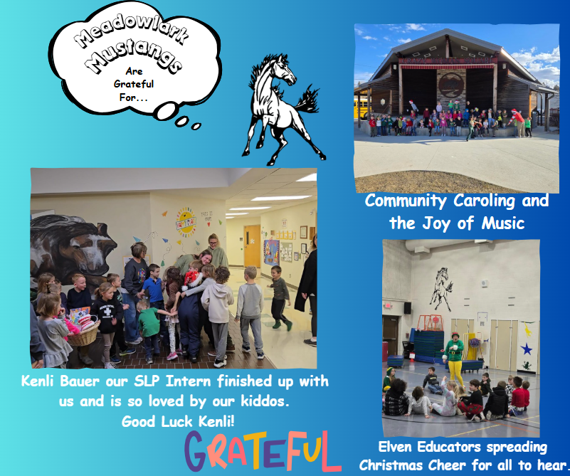 MDLK Mustangs are grateful for...