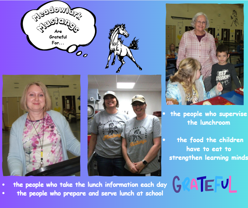 MDLK mustangs are grateful for..... see flyer for additional info