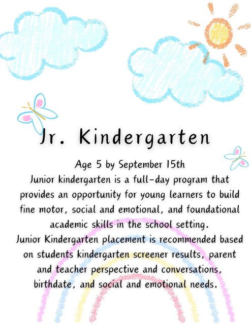 Kinder Round up is here! Please call the MDLK office to schedule your appointment!  Please see flyer for additional information!