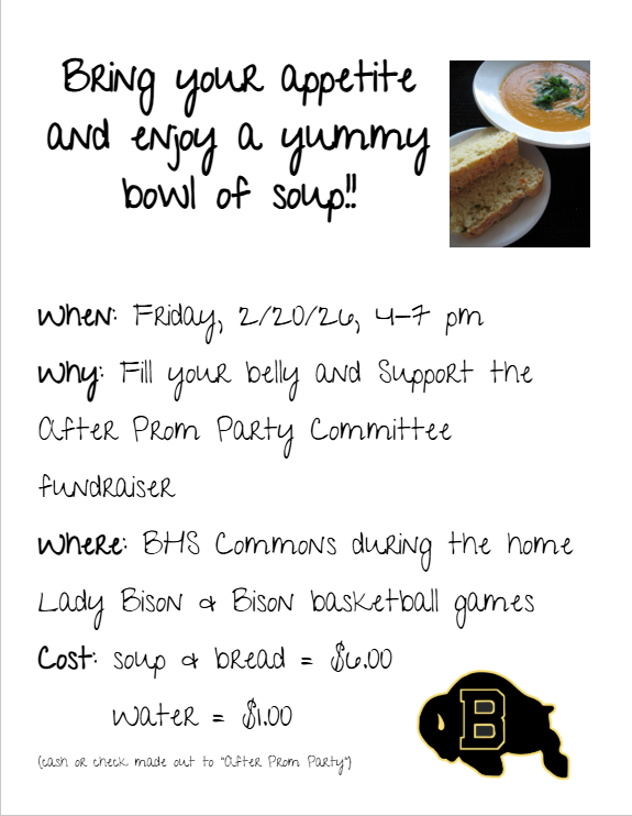 Soup Benefit for PROM