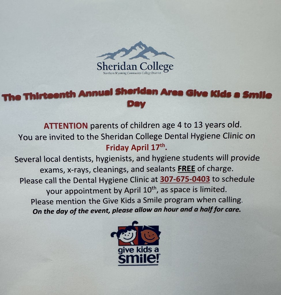 Annual Sheridan Area Give Kids a Smile.