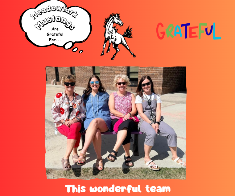 MDLK Mustangs are grateful for... see flyer for additional info!