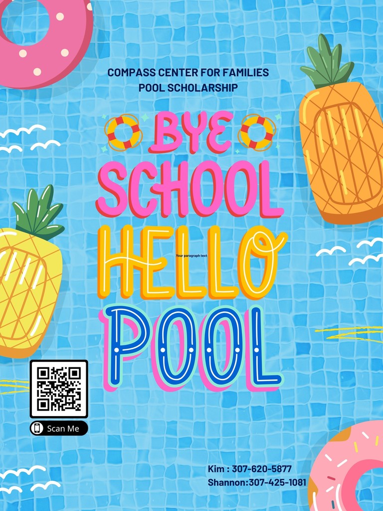 This is for all ages and it's an opportunity to get a free pool pass for families to the outside pool for the summer.