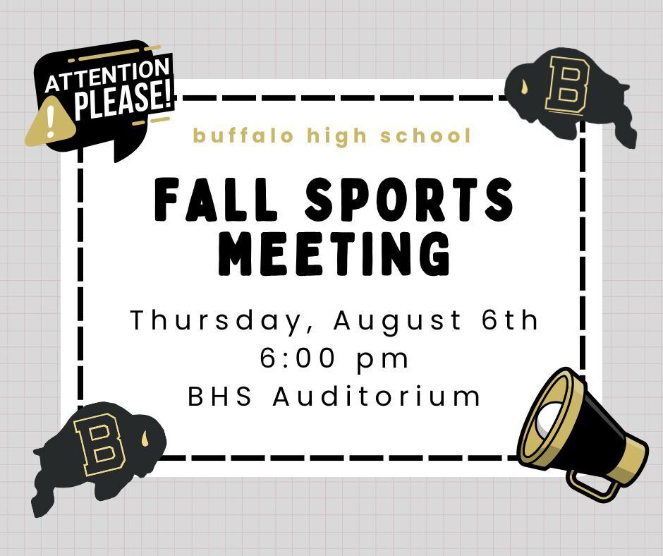 fall sports mtg flyer