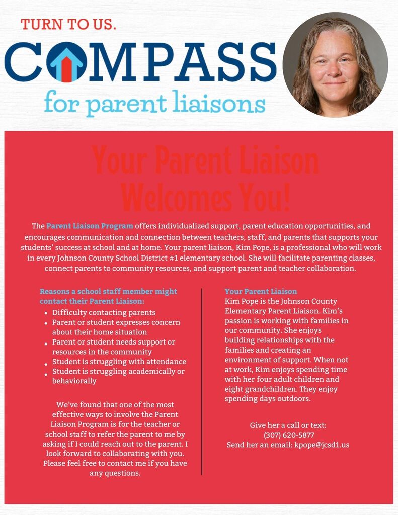 Kim Pope JCSD#1 Parent Liaison Compass Center For Families