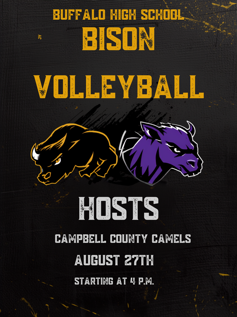 BHS Volleyball Hosts Campbell County August 27th starting at 4