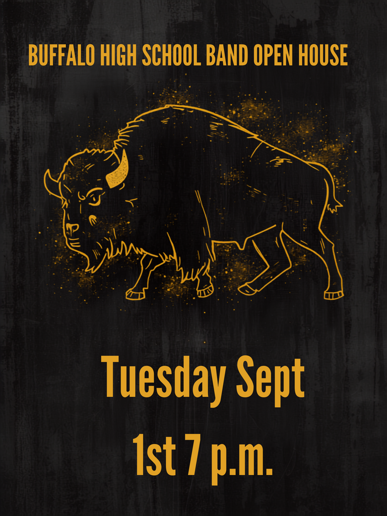 BHS Band Open House Tuesday Sept 1st 7 p.m.