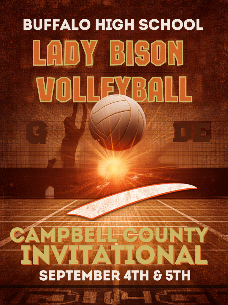 Lady Bison Volleyball at the Campbell County invitational sept 4th and 5th