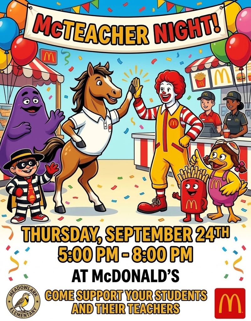 MES McTeacher Night Thursday, September 24th