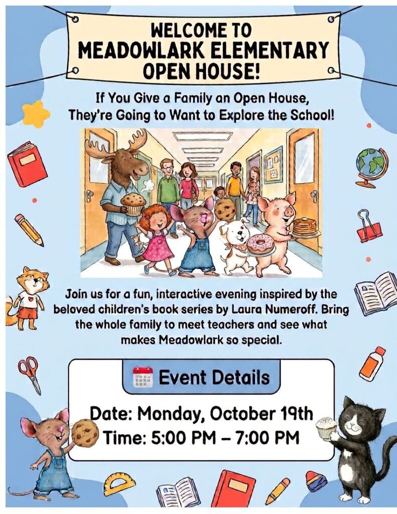 Meadowlark Open House October 19th From 5-7 PM