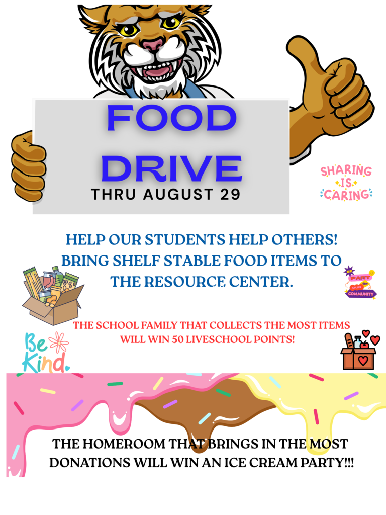 Food Drive through August 29