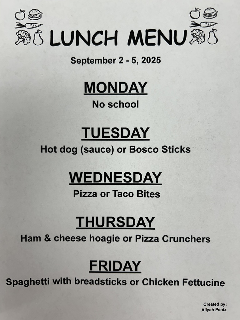 9/2-9/5 menu