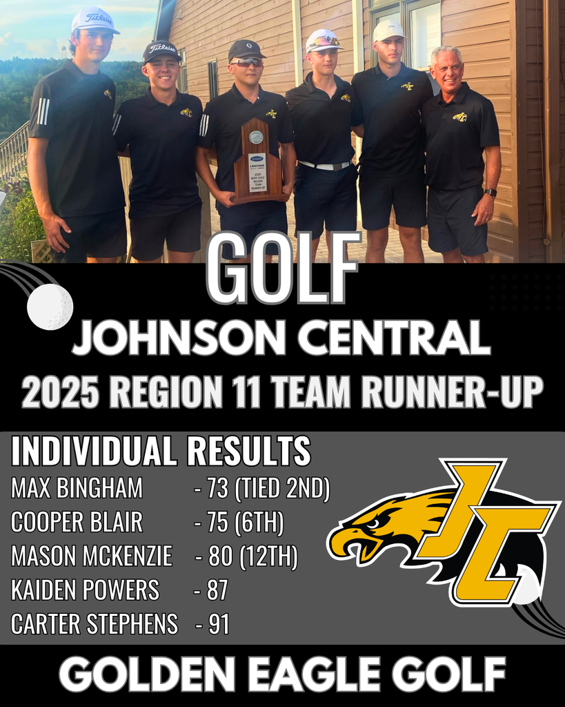 2025 Boys Golf Region 11 Runner Up