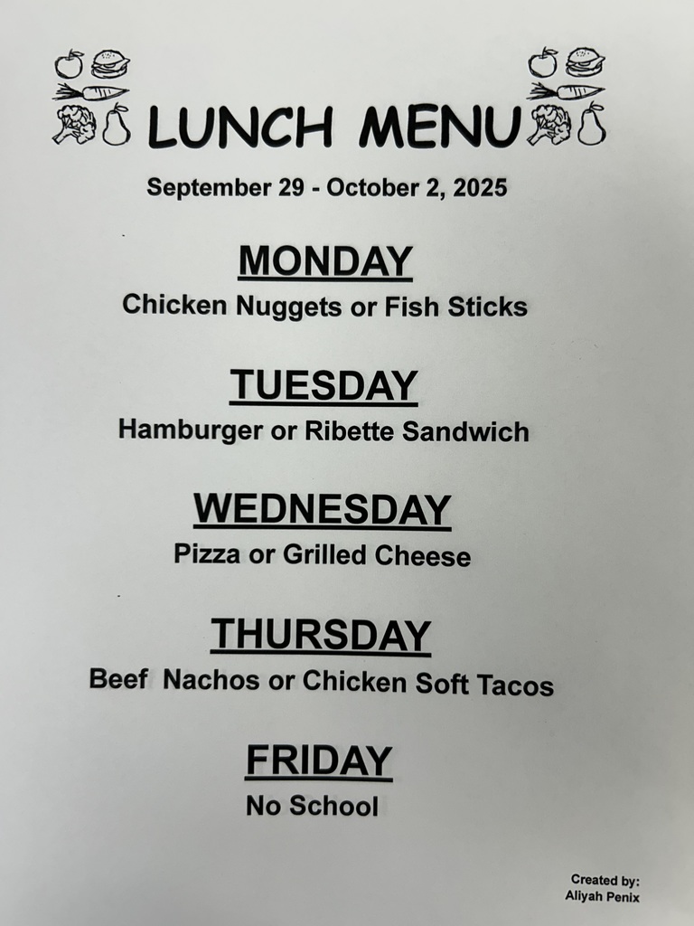 lunch menu