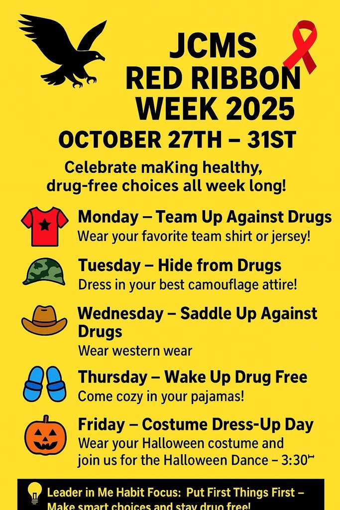 Red Ribbon Week activities.