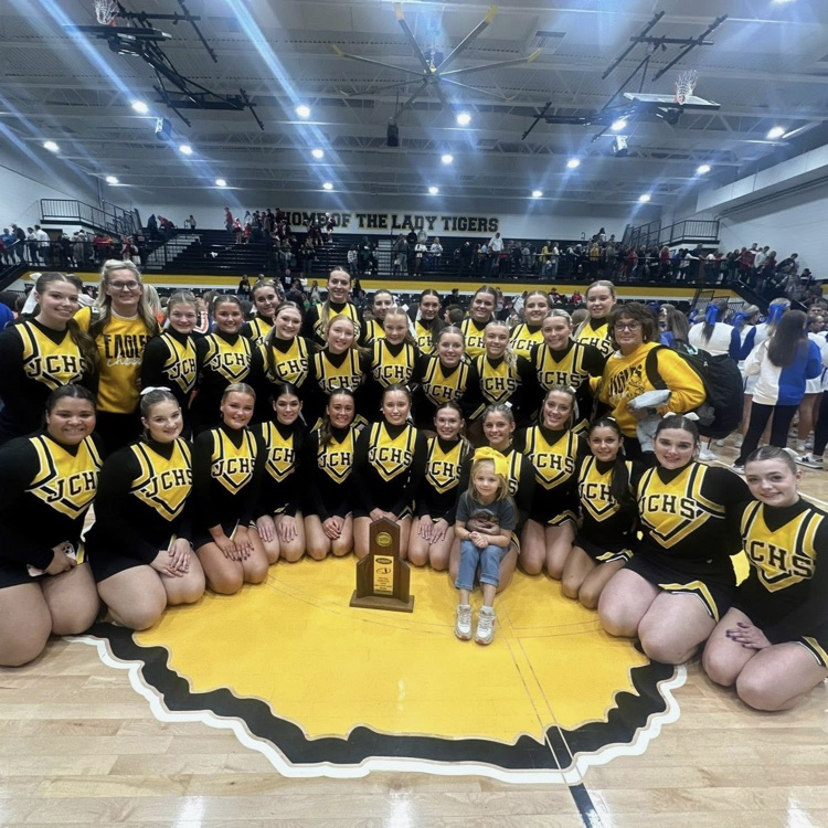 Congratulations to JC Cheer! Region 8 Super Large Champions!