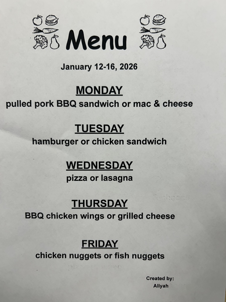 Lunch Menu