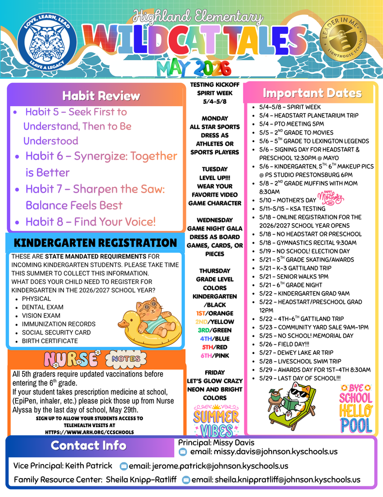 May 2026 Newsletter