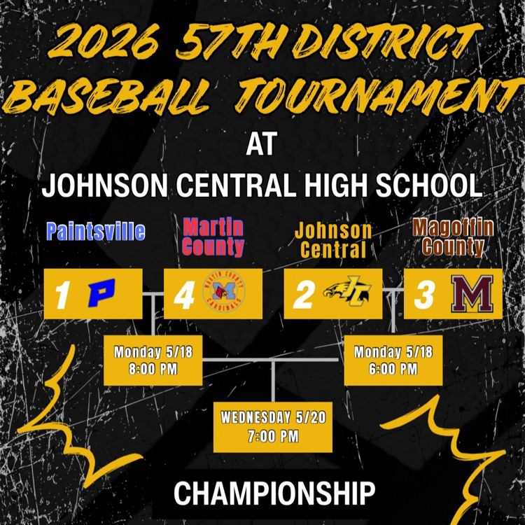 2026 57th DISTRICT BASEBALL BRACKET