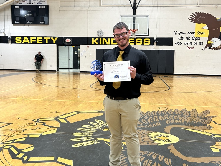 The JCMS ALC Work Study Award for Mr. Conley