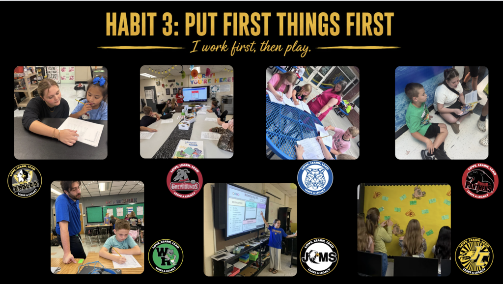 Habit 3: Put First Things First
