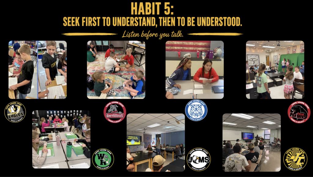 Habit 5: Seek First to Understand, Then to Be Understood