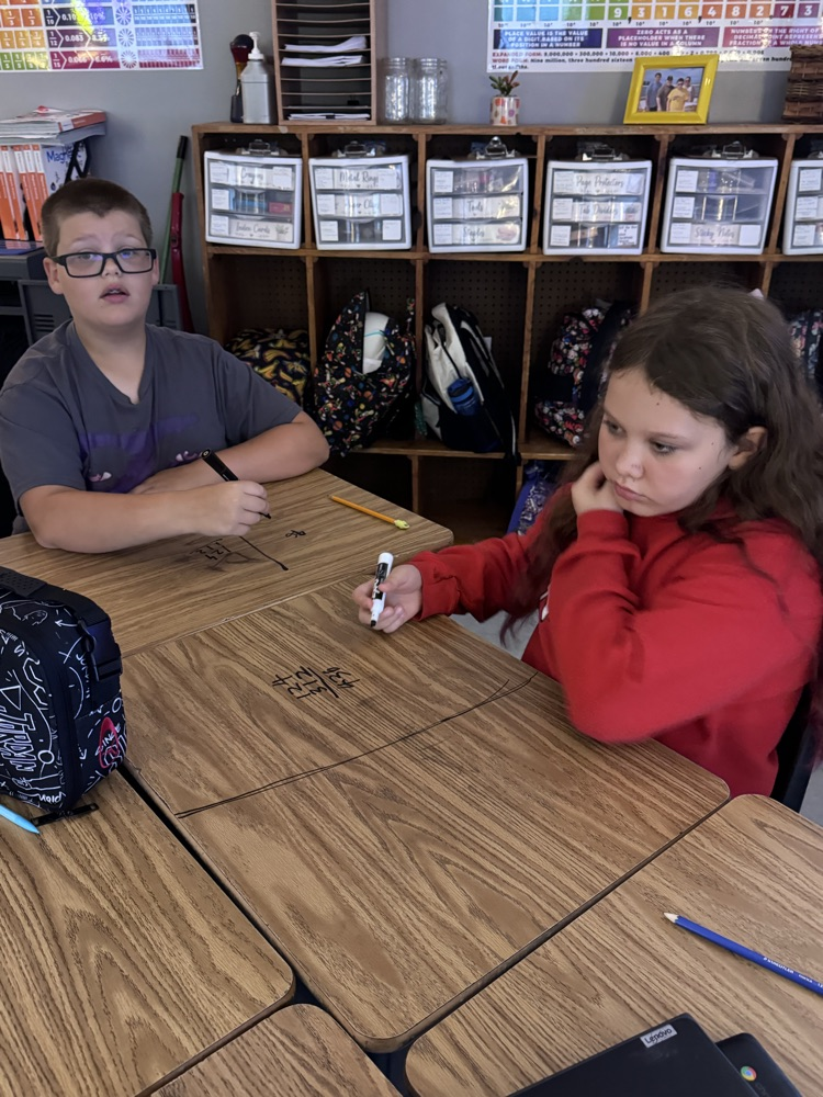 writing on the desks 