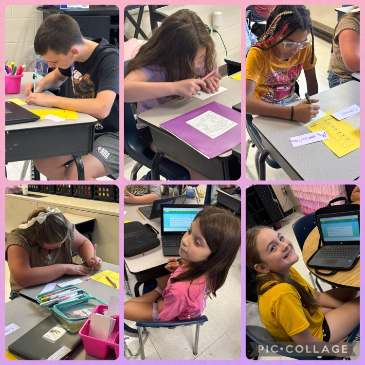 combining sentences and a group jam