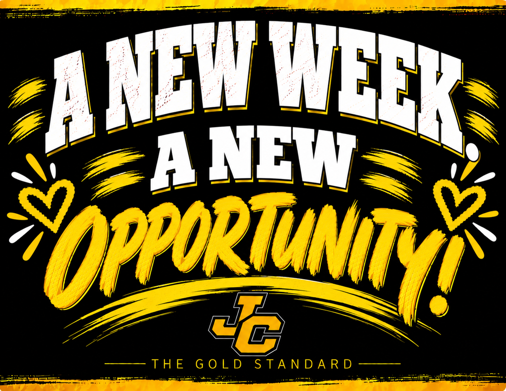 A New Week. A New Opportunity!