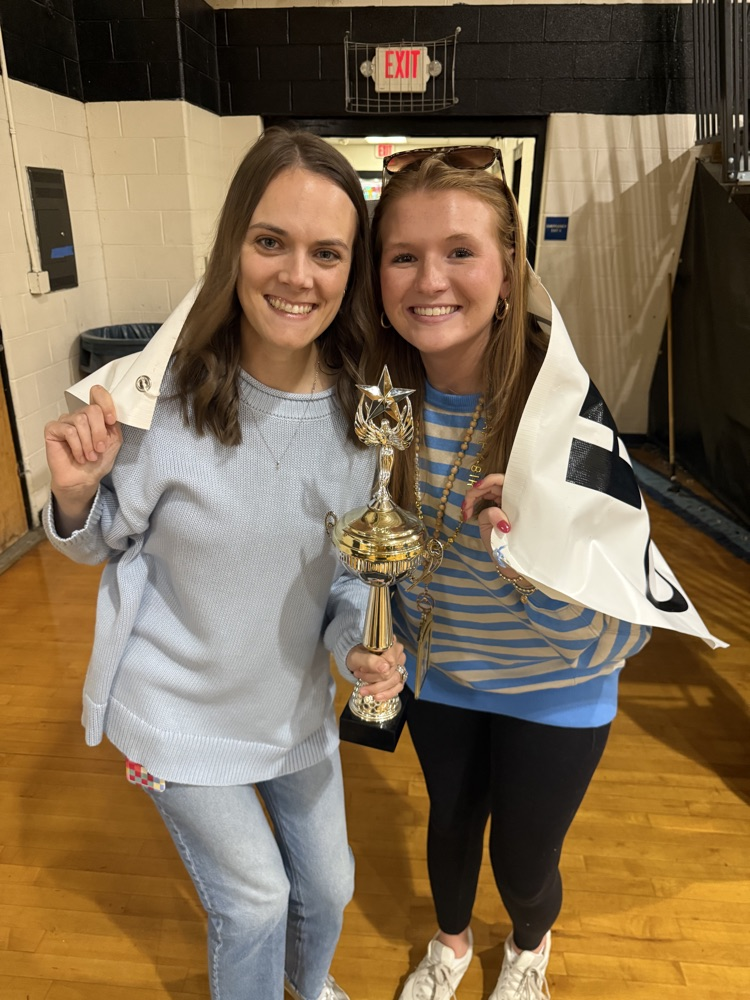 Mrs. Collins and Ms. Jeffiers with the hardware!