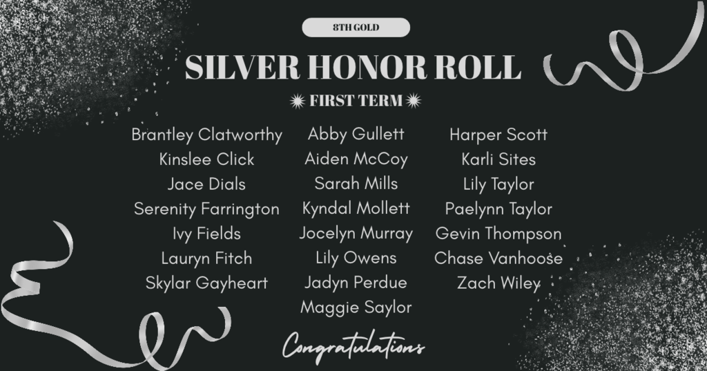 Silver Honor Roll