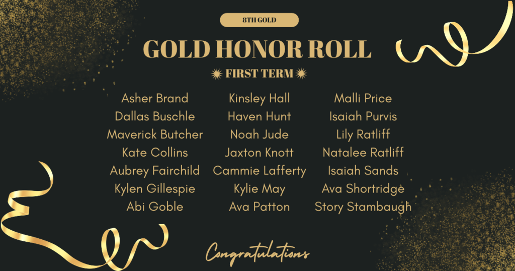 Gold Honor Roll