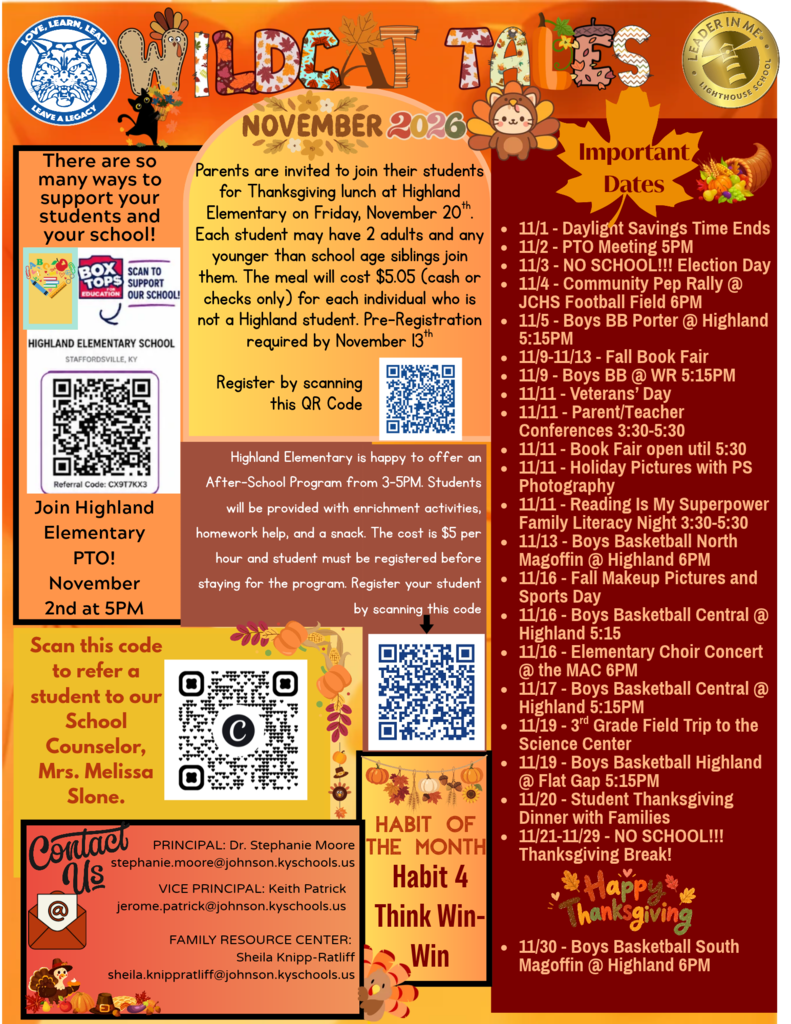 November 2026 Newsletter