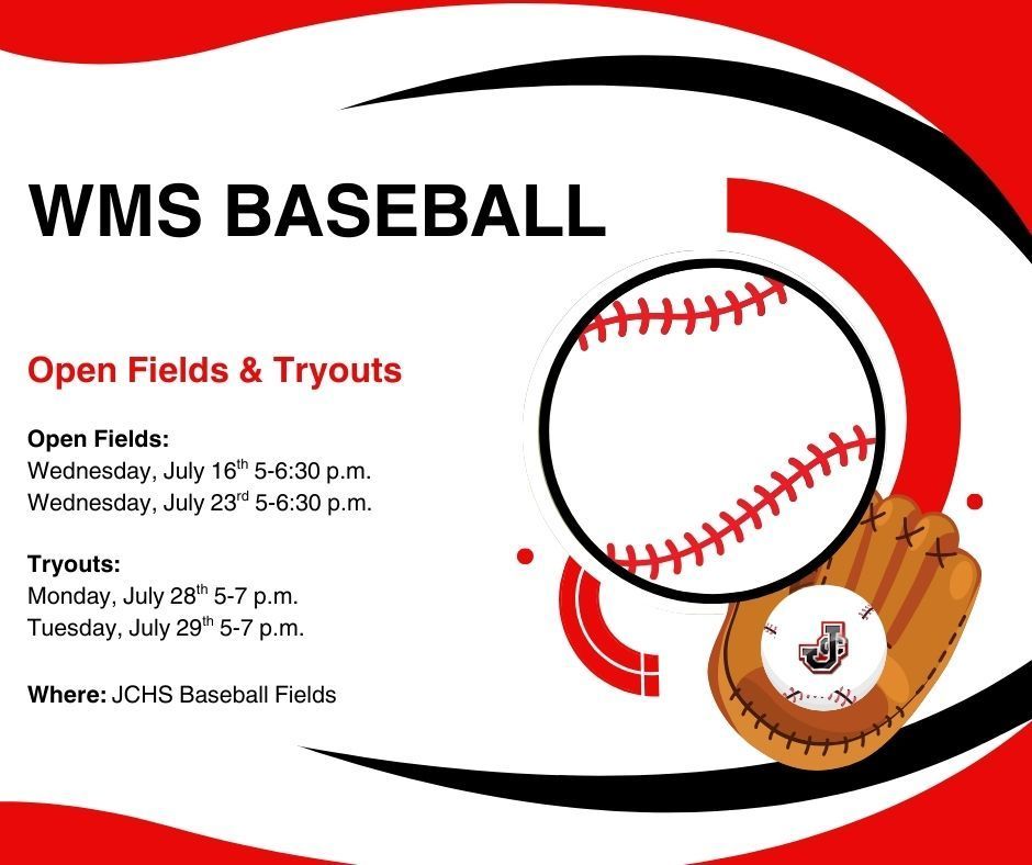 wms baseball tryouts 2025