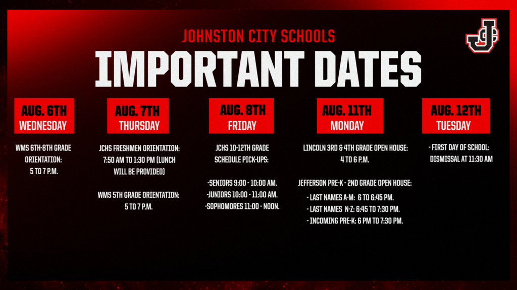August 2025 important dates 