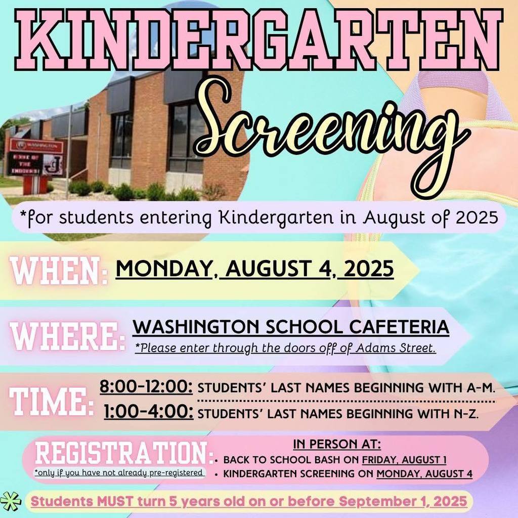 Kindergarten screening