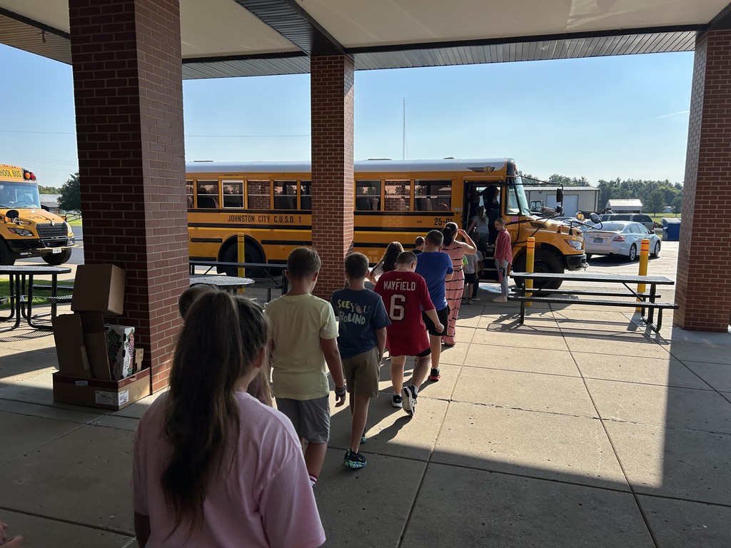Lincoln Elementary Bus Safety drills 2025
