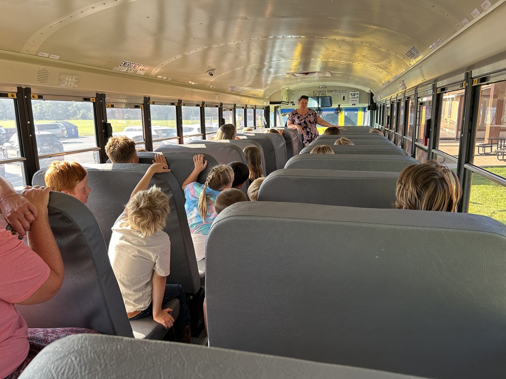 Lincoln Elementary Bus Safety drills 2025