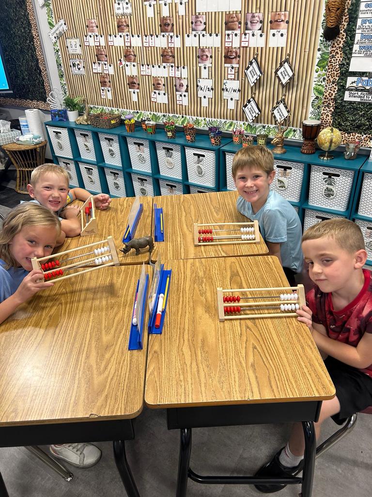 Mrs. Monchino's class learning math