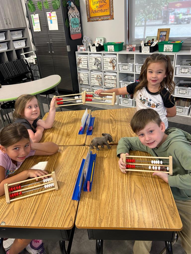 Mrs. Monchino's class learning math
