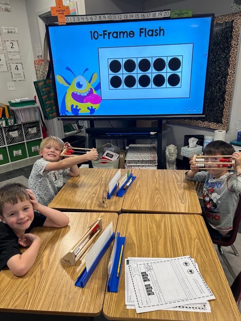 Mrs. Monchino's class learning math