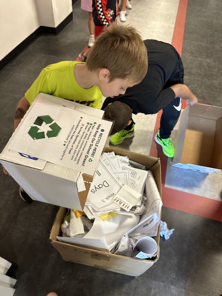 Ms. Moore class recycles