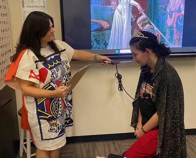 Mrs. Patrick knights students 